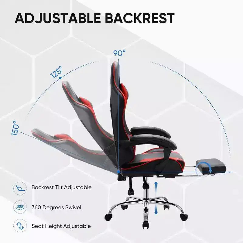 JIONJOY Ergonomic Racing Gaming Chair with High Back, Lumbar Support and Adjustable Armrests