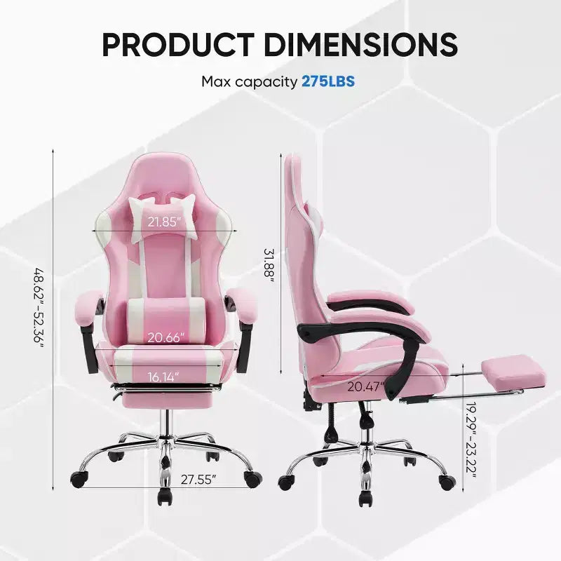 JIONJOY Ergonomic Racing Gaming Chair with High Back, Lumbar Support and Adjustable Armrests