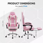 JIONJOY Ergonomic Racing Gaming Chair with High Back, Lumbar Support and Adjustable Armrests