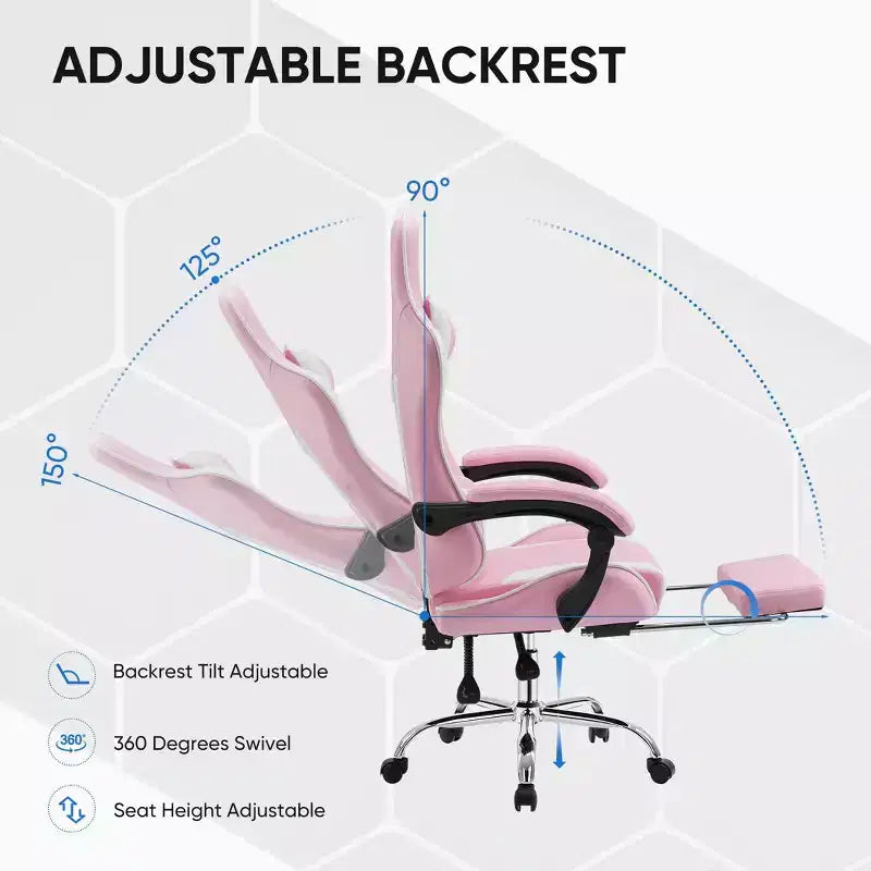 JIONJOY Ergonomic Racing Gaming Chair with High Back, Lumbar Support and Adjustable Armrests