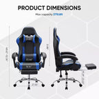 JIONJOY Ergonomic Racing Gaming Chair with High Back, Lumbar Support and Adjustable Armrests