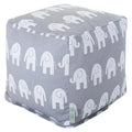 Indoor Square Ottoman Pouf Cube