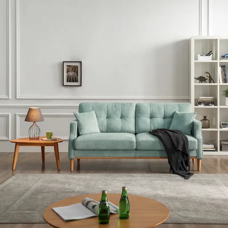 3-Seater Fabric Sofa for Living Room