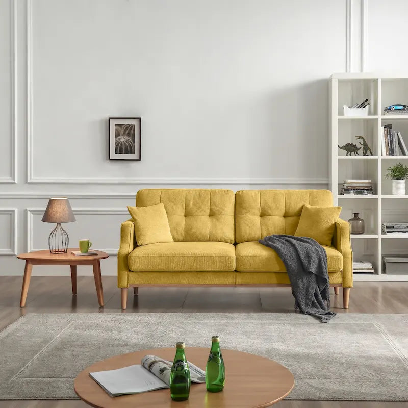 3-Seater Fabric Sofa for Living Room