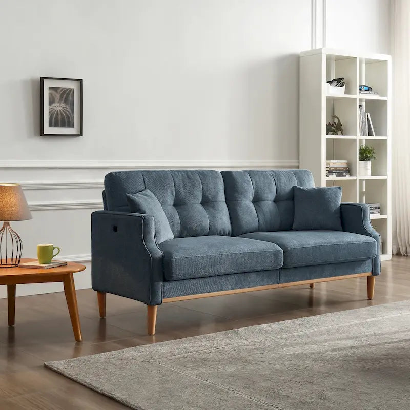 3-Seater Fabric Sofa for Living Room