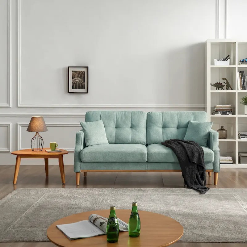 3-Seater Fabric Sofa for Living Room