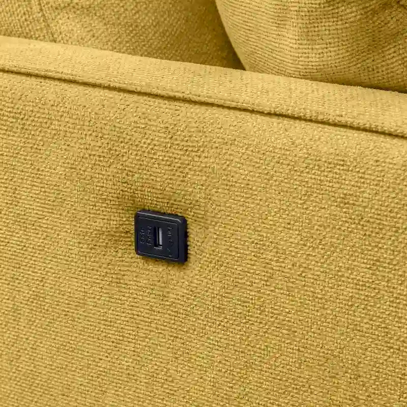 3-Seater Fabric Sofa for Living Room