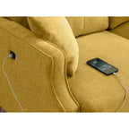 3-Seater Fabric Sofa for Living Room