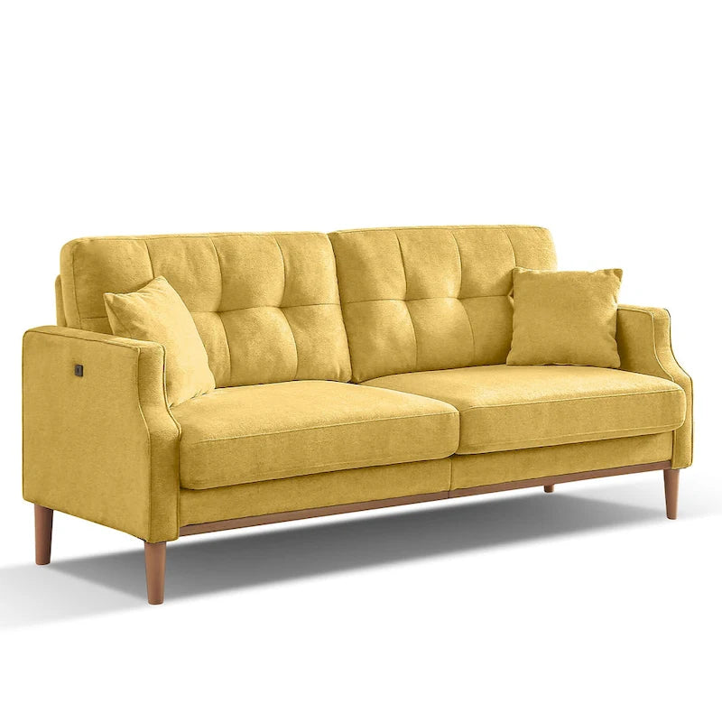 3-Seater Fabric Sofa for Living Room