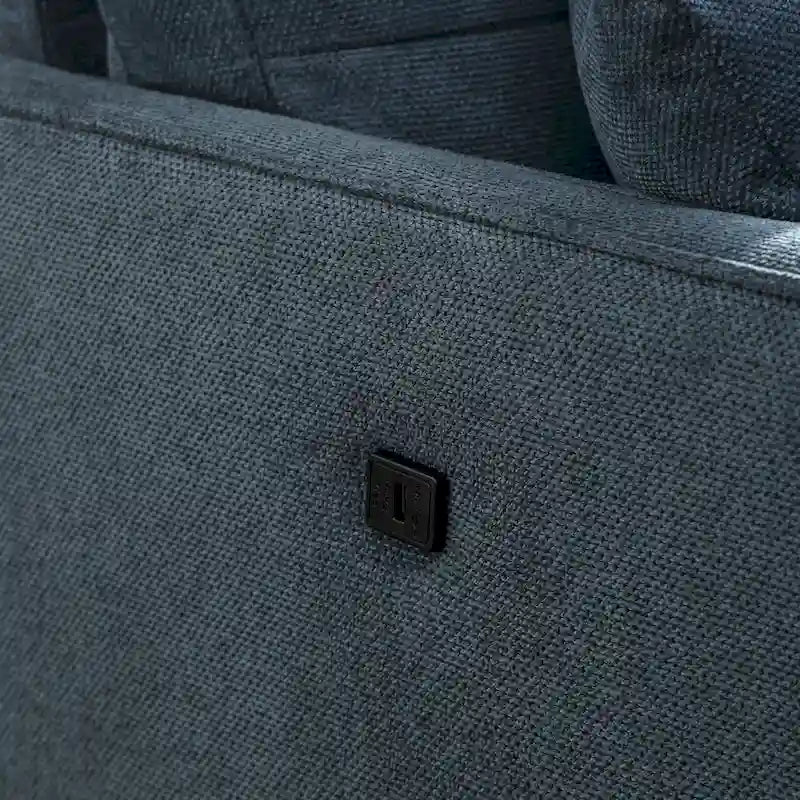 3-Seater Fabric Sofa for Living Room