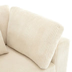 3 Seater Sofa with Removable Back Cushions and 5 Pillows