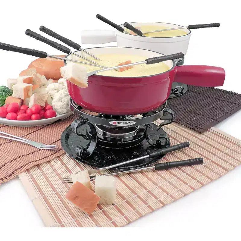 Service à fondue en fonte 9 pièces Lugano de Swissmar