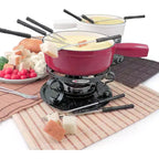 Service à fondue en fonte 9 pièces Lugano de Swissmar