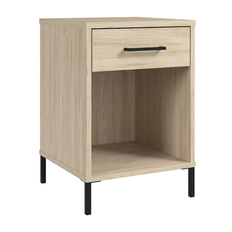 Living Room End Table with Drawer and Lower Shelf