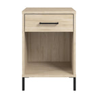 Living Room End Table with Drawer and Lower Shelf