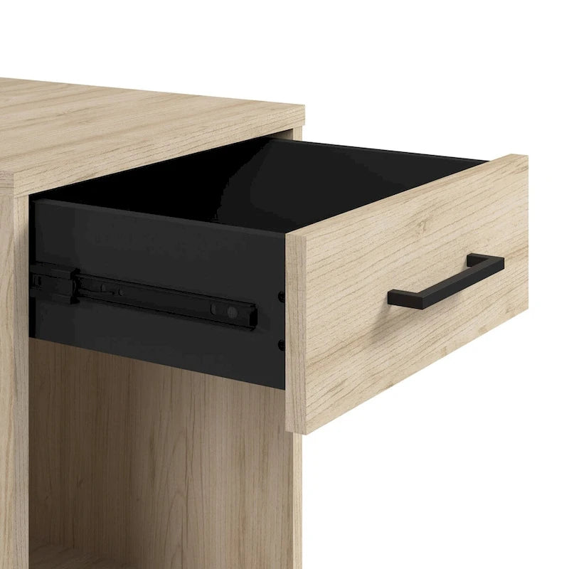 Living Room End Table with Drawer and Lower Shelf