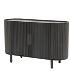 Light Luxury Sideboard with Wavy Texture and Adjustable Interior Shelves
