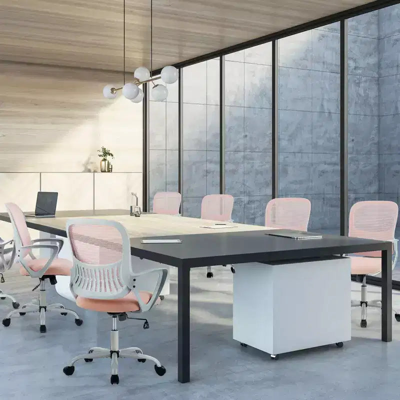 JIONJOY Modern Mesh Lumbar Support Ergonomic Office Gaming Chair with Non-Adjustable Arms