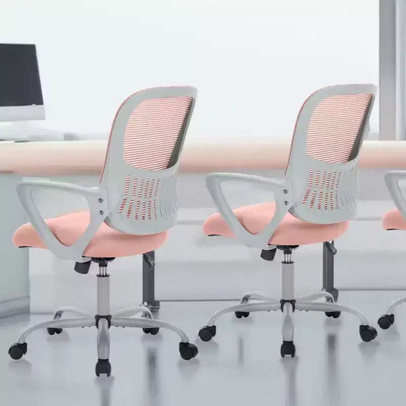 JIONJOY Modern Mesh Lumbar Support Ergonomic Office Gaming Chair with Non-Adjustable Arms