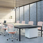 JIONJOY Modern Mesh Lumbar Support Ergonomic Office Gaming Chair with Non-Adjustable Arms