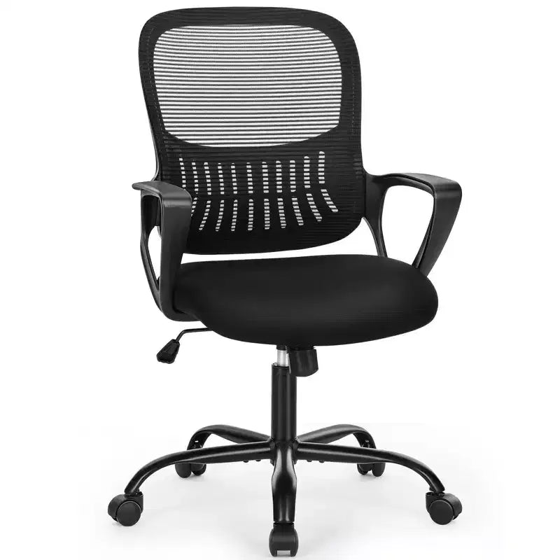 JIONJOY Modern Mesh Lumbar Support Ergonomic Office Gaming Chair with Non-Adjustable Arms