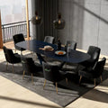 Modern Glam Tufted Velvet Upholstered Dining Chair