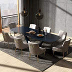 Modern Glam Tufted Velvet Upholstered Dining Chair
