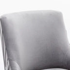 Modern Glam Tufted Velvet Upholstered Dining Chair