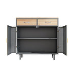 Modern Freestanding Sideboard Buffet Cabinet with Top Drawers