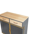 Modern Freestanding Sideboard Buffet Cabinet with Top Drawers