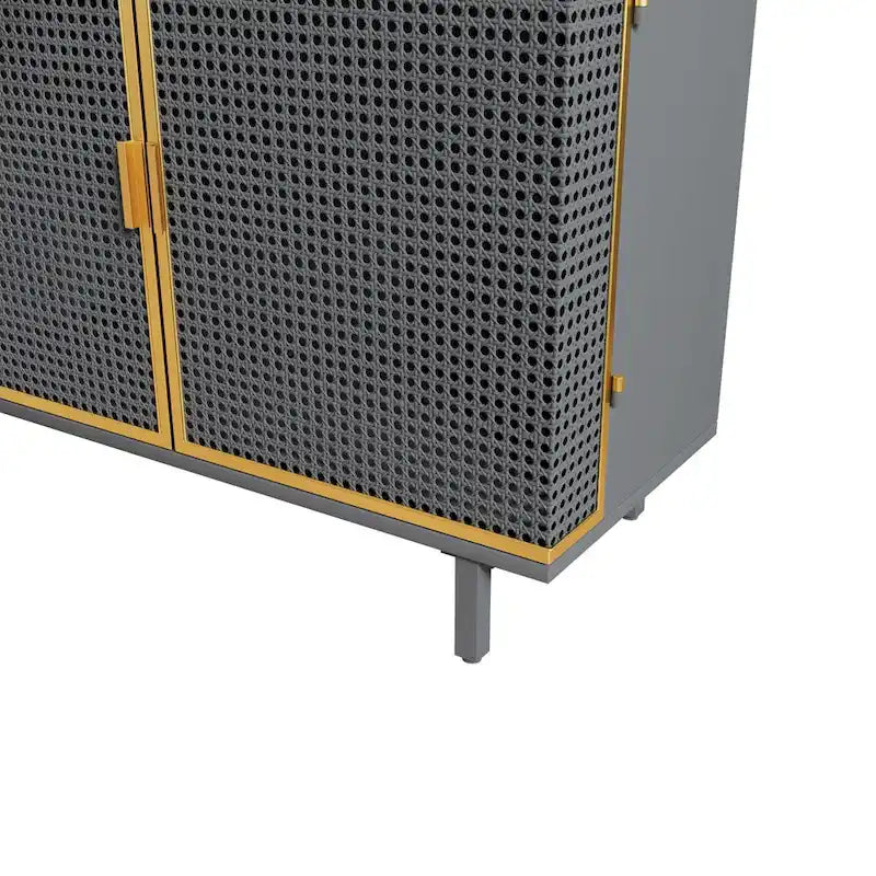 Modern Freestanding Sideboard Buffet Cabinet with Top Drawers