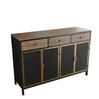Modern Freestanding Sideboard Buffet Cabinet with Top Drawers