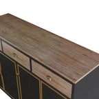 Modern Freestanding Sideboard Buffet Cabinet with Top Drawers