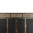 Modern Freestanding Sideboard Buffet Cabinet with Top Drawers