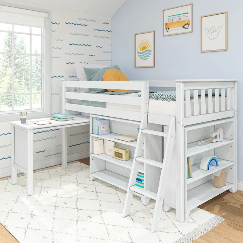 Twin Size Low Loft Bed