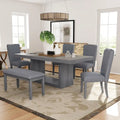 78-Inch Extendable Pedestal Dining Table with 18-Inch Removable Leaf