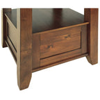 Medium Brown Counter Height Dining Table