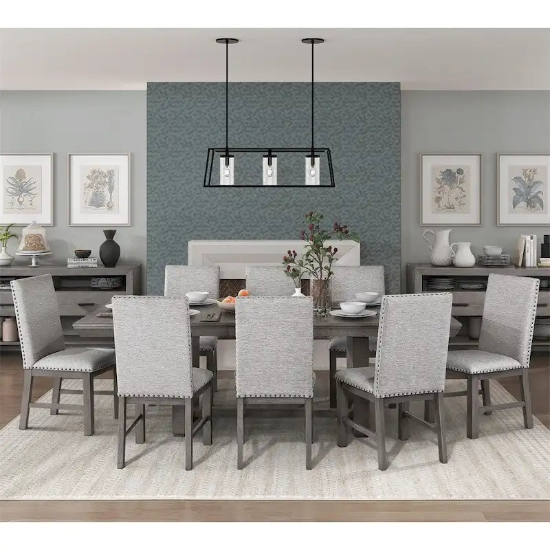Extendable Dining Table with Extension Leaf