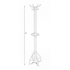 Square Wood Coat and Hat Stand