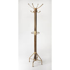 Square Wood Coat and Hat Stand