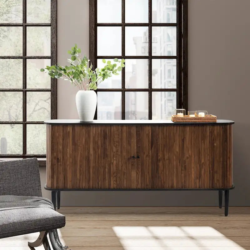Franz Modern 63Wide Sideboard with adjustable shelf by HULALA HOME