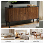 Franz Modern 63Wide Sideboard with adjustable shelf by HULALA HOME