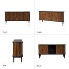 Franz Modern 63Wide Sideboard with adjustable shelf by HULALA HOME