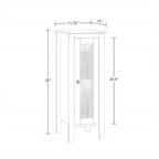 Bathroom Storage Cabinet, 11.75D x 13W x 32H