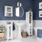 Bathroom Storage Cabinet, 11.75D x 13W x 32H