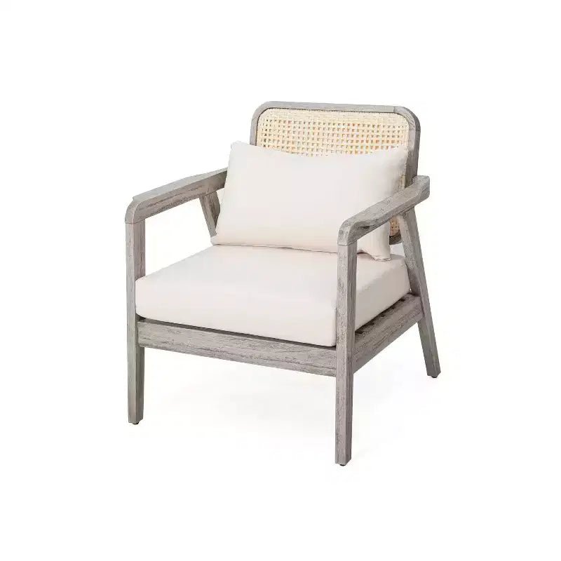 Christopher Knight Home Ursa Chaise de club de patio extérieure en bois d'acacia