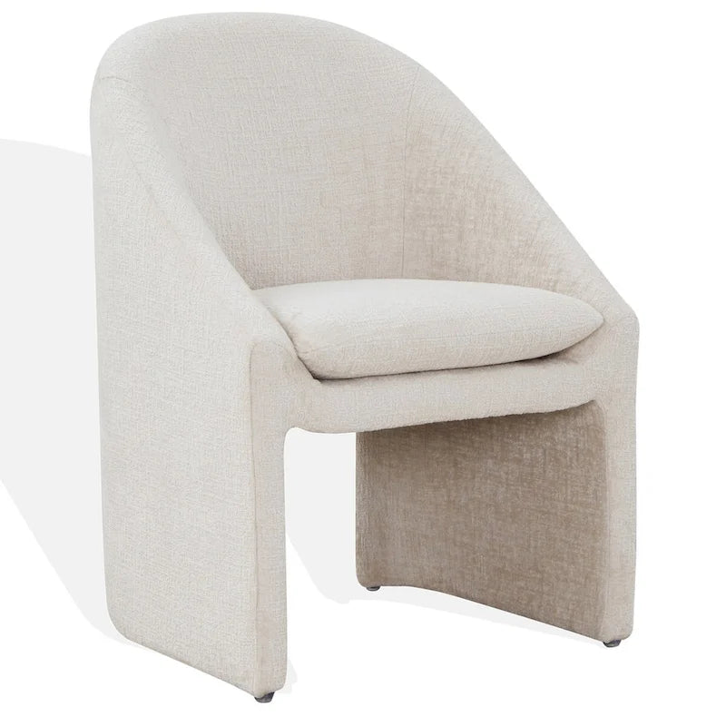 19-Inch Chenille Upholstered Dining Chair, 26W x 24D x 31H