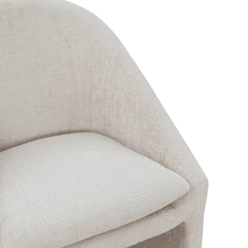 19-Inch Chenille Upholstered Dining Chair, 26W x 24D x 31H