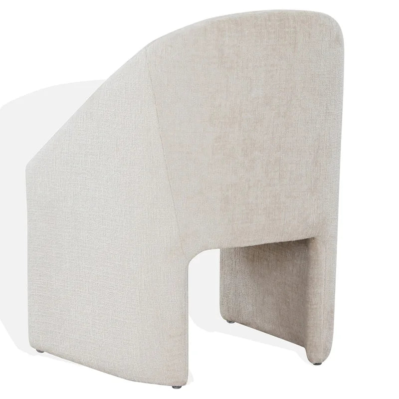 19-Inch Chenille Upholstered Dining Chair, 26W x 24D x 31H