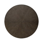 Satin Espresso Pedestal Dining Table